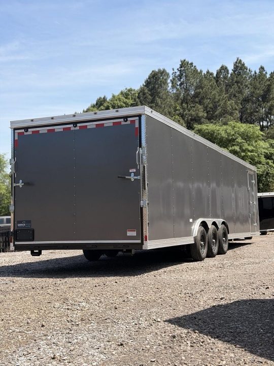 New 2026 Cynergy 2 8.5x32 6ft6 interior height double escape door triple 5200lb axles Car / Racing Trailer