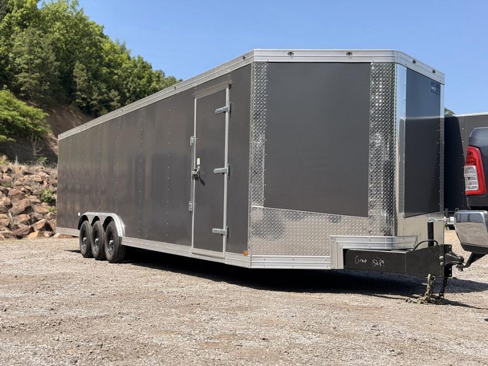 New 2026 Cynergy 2 8.5x32 6ft6 interior height double escape door triple 5200lb axles Car / Racing Trailer