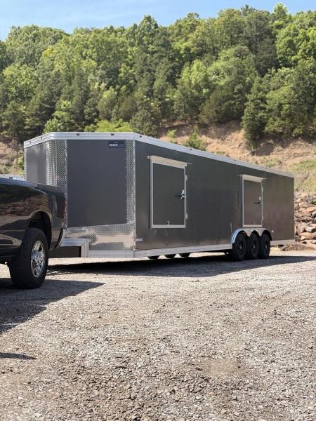 New 2026 Cynergy 2 8.5x32 6ft6 interior height double escape door triple 5200lb axles Car / Racing Trailer