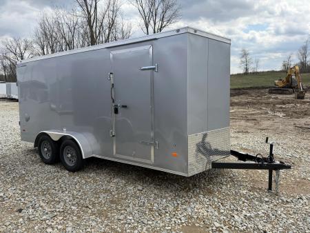 New STOCK#15842 7X16 ENCLOSED CARGO TRAILER