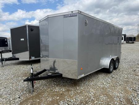 New STOCK#15842 7X16 ENCLOSED CARGO TRAILER
