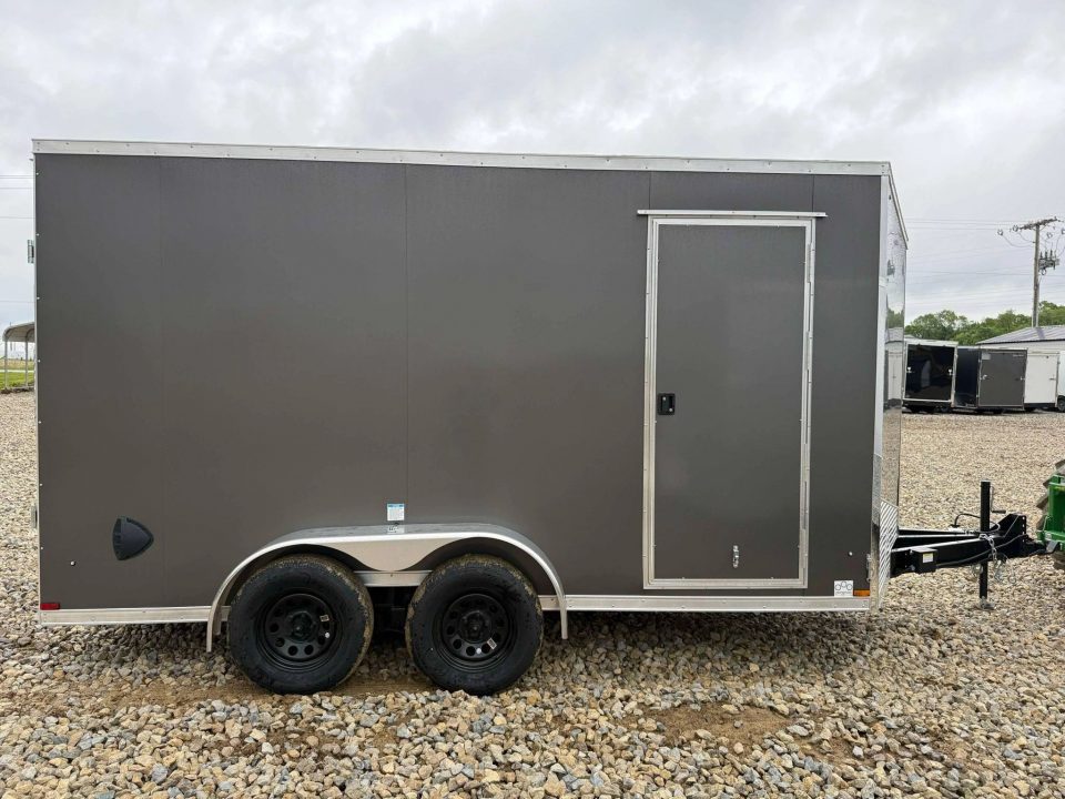 New STOCK#96398 7X14 ENCLOSED CARGO TRAILER