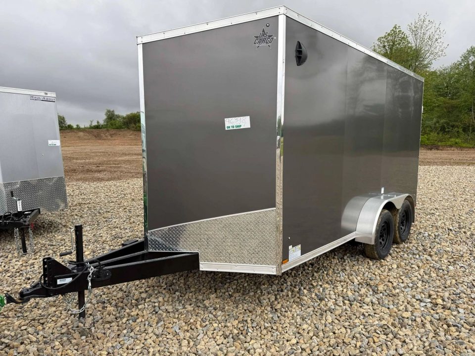New STOCK#96398 7X14 ENCLOSED CARGO TRAILER