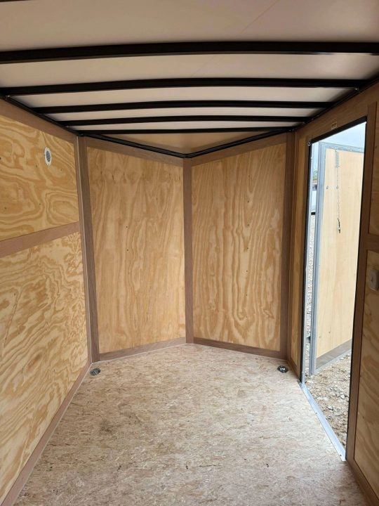 New STOCK#16089 6X12 TANDEM AXLE ENCLOSED CARGO TRAILER
