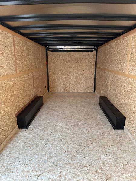 New STOCK#96672 8.5X24 ENCLOSED CAR HAULER