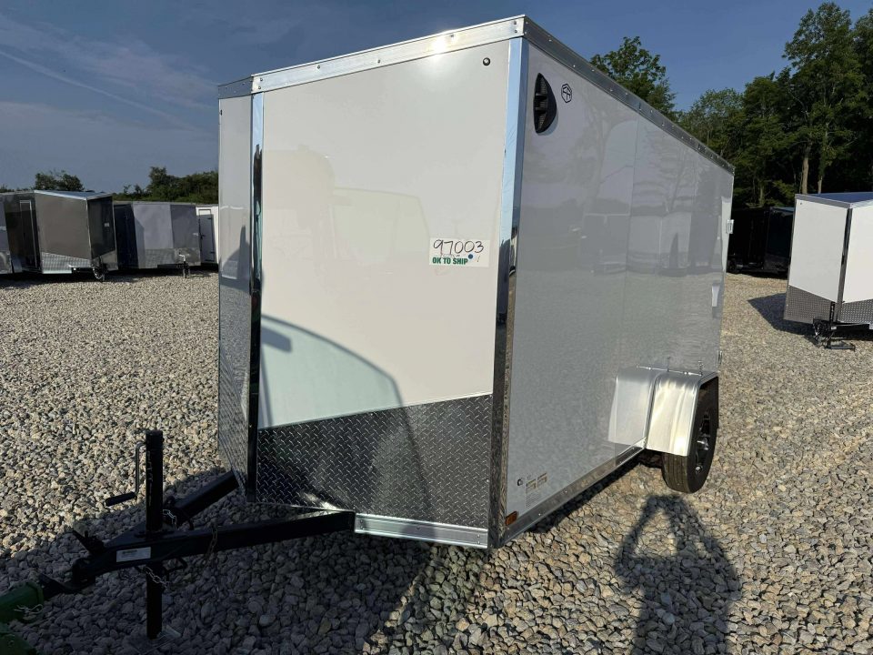 New STOCK#97003 6X12 ENCLOSED CARGO TRAILER SCRATCH AND DENT SALE NOT SHOWN IN PICS