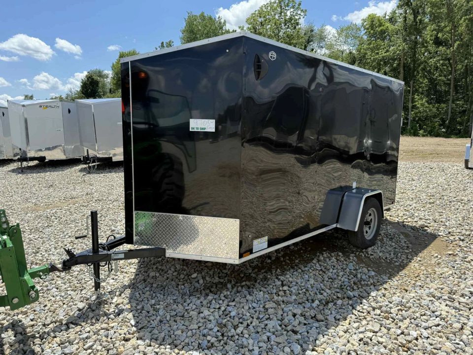 New STOCK#97054 6X12 ENCLOSED CARGO TRAILER