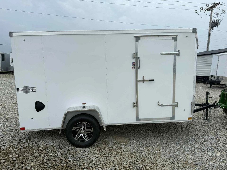 New STOCK#104326 6X12 ENCLOSED CARGO TRAILER