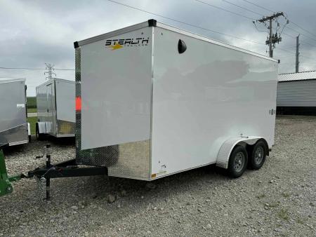 New STOCK#104133 7X14 ENCLOSED CARGO TRAILER