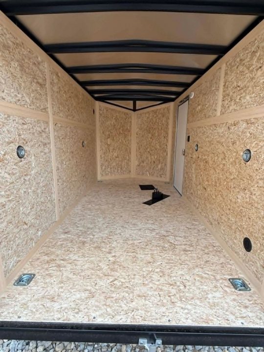 New STOCK#99252 6X12 ENCLOSED CARGO TRAILER