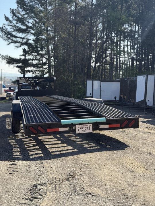 Used 2024 MP Custom Trailers 36ft gooseneck carhauler with 7k axles Car Hauler