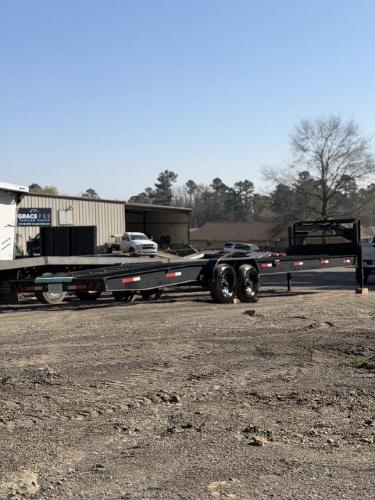 Used 2024 MP Custom Trailers 36ft gooseneck carhauler with 7k axles Car Hauler