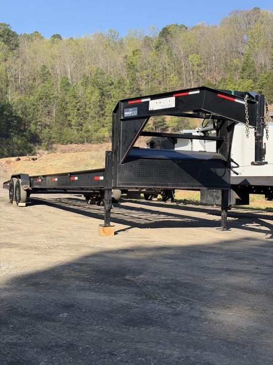 Used 2024 MP Custom Trailers 36ft gooseneck carhauler with 7k axles Car Hauler