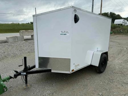 New STOCK#96875 96876 5X8 ENCLOSED CARGO TRAILER