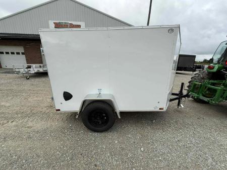 New STOCK#96875 96876 5X8 ENCLOSED CARGO TRAILER