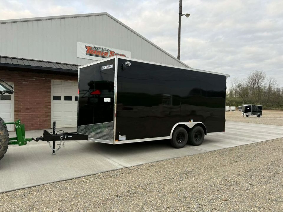 New STOCK#ON ORDER 8.5X16 ENCLOSED CARGO TRAILER