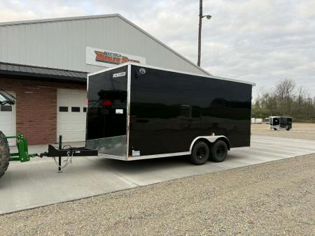 New STOCK#ON ORDER 8.5X16 ENCLOSED CARGO TRAILER