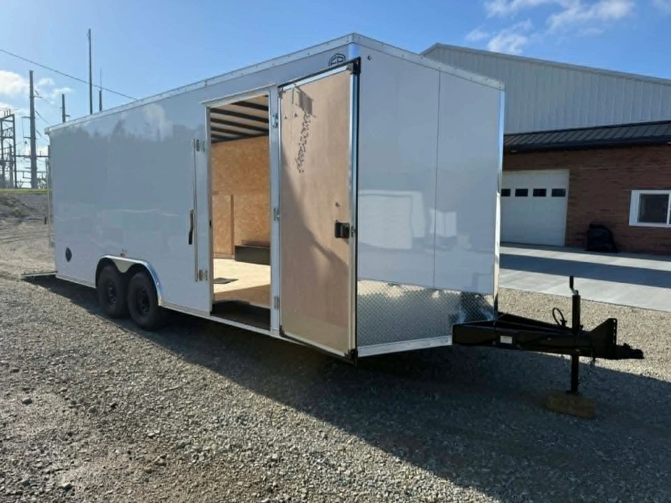 New STOCK#99616 8.5X20 ENCLOSED CAR TRAILER CAR HAULER
