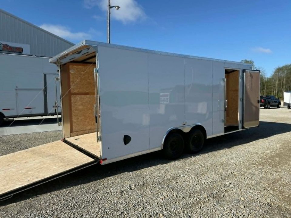 New STOCK#99616 8.5X20 ENCLOSED CAR TRAILER CAR HAULER