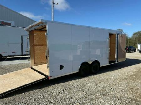 New STOCK#99616 8.5X20 ENCLOSED CAR TRAILER CAR HAULER