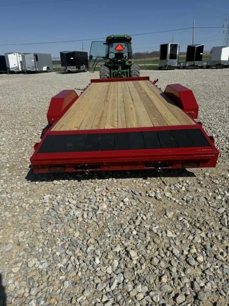 New STOCK#52592 83X18 LIBERTY FLAT BED CAR HAULER