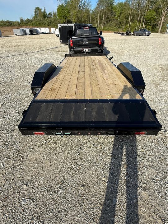 New STOCK#52732 83X18 LIBERTY FLATBED CAR HAULER