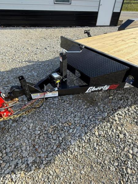New STOCK#52732 83X18 LIBERTY FLATBED CAR HAULER