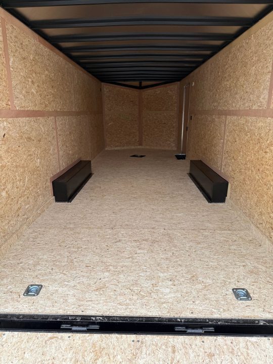 New STOCK#99694 8.5X24 ENCLOSED CARGO TRAILER CAR HAULER