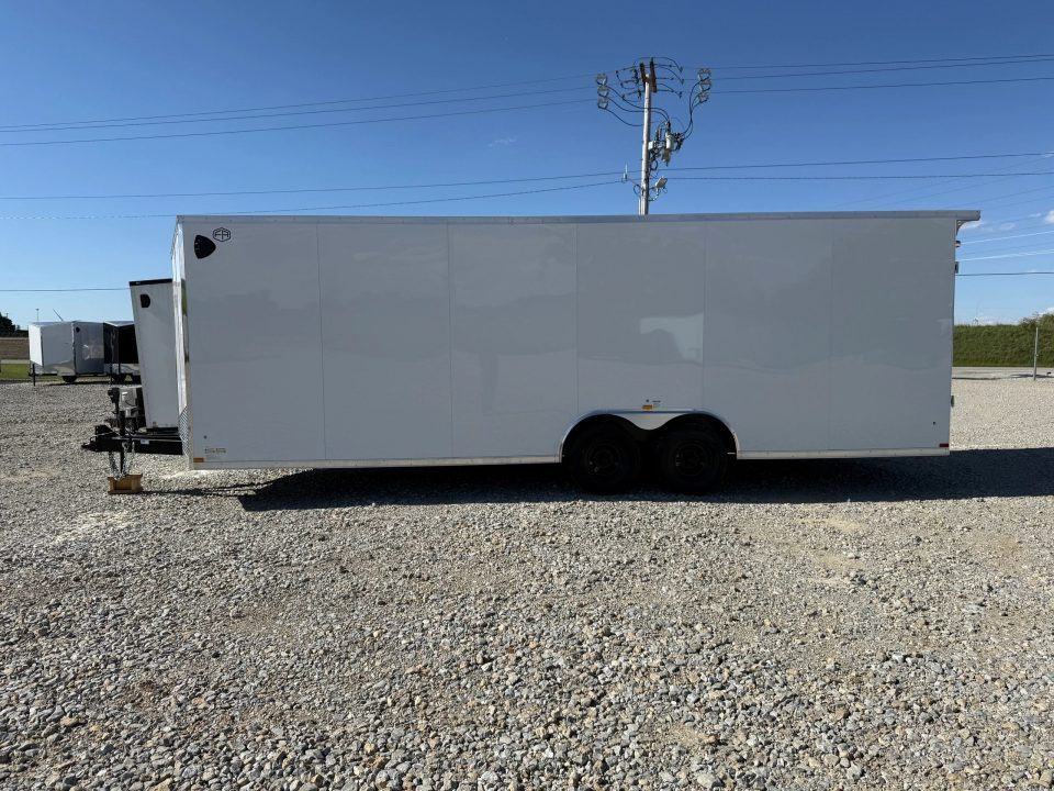 New STOCK#99694 8.5X24 ENCLOSED CARGO TRAILER CAR HAULER