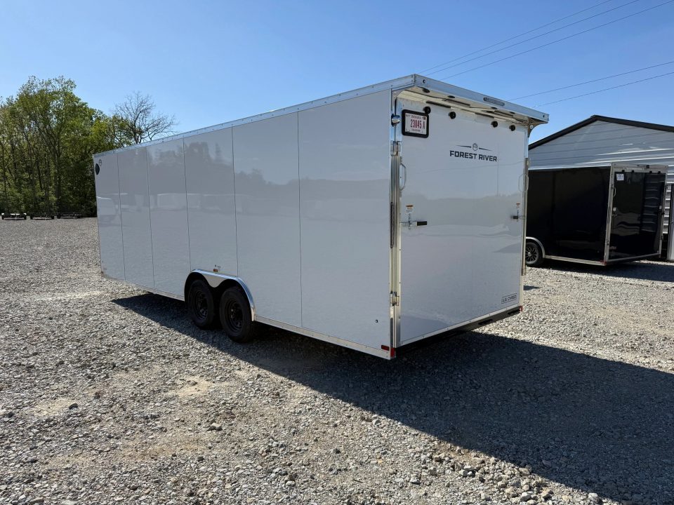 New STOCK#99694 8.5X24 ENCLOSED CARGO TRAILER CAR HAULER