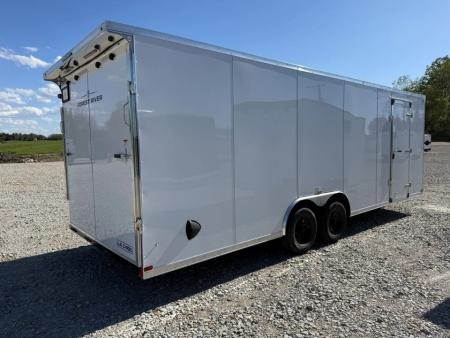 New STOCK#99694 8.5X24 ENCLOSED CARGO TRAILER CAR HAULER