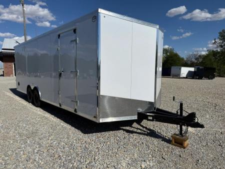 New STOCK#99694 8.5X24 ENCLOSED CARGO TRAILER CAR HAULER