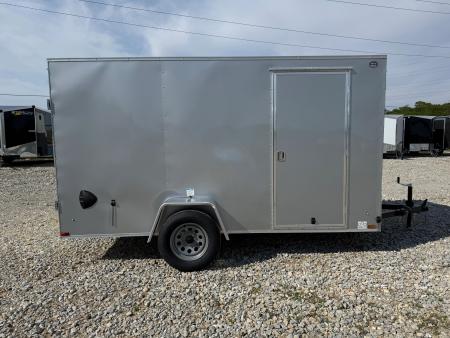 New STOCK#99660 6X12 ENCLOSED CARGO TRAILER W BARN DOORS