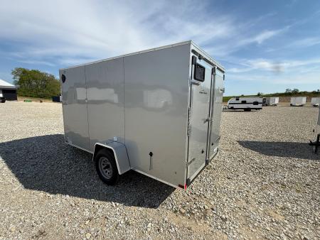 New STOCK#99660 6X12 ENCLOSED CARGO TRAILER W BARN DOORS