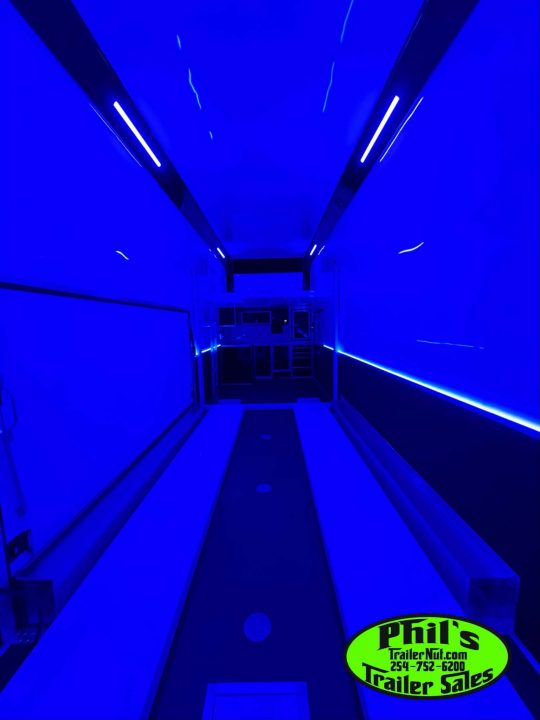 New Haulmark NEW 85X32 ALUMINUM STACKER WITH ESCAPE DOOR ENCLOSED RACE TRAILER Car / Racing Trailer TWO CAR HAULER