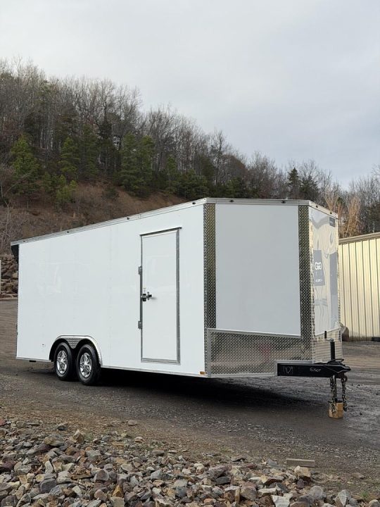 New 2026 Cynergy 2 8.5x20 7ft interior with partion wall and etrack 5200 lbs axles Cargo / Enclosed Trailer