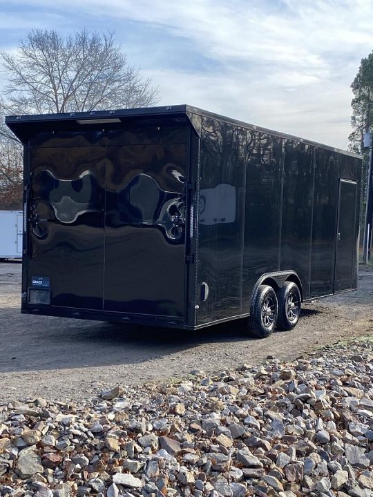 New 2026 Deep South 8.5x20 7ft6 interior height, 5200lb axles, alumium wheels, screwless siding Cargo / Enclosed Trailer