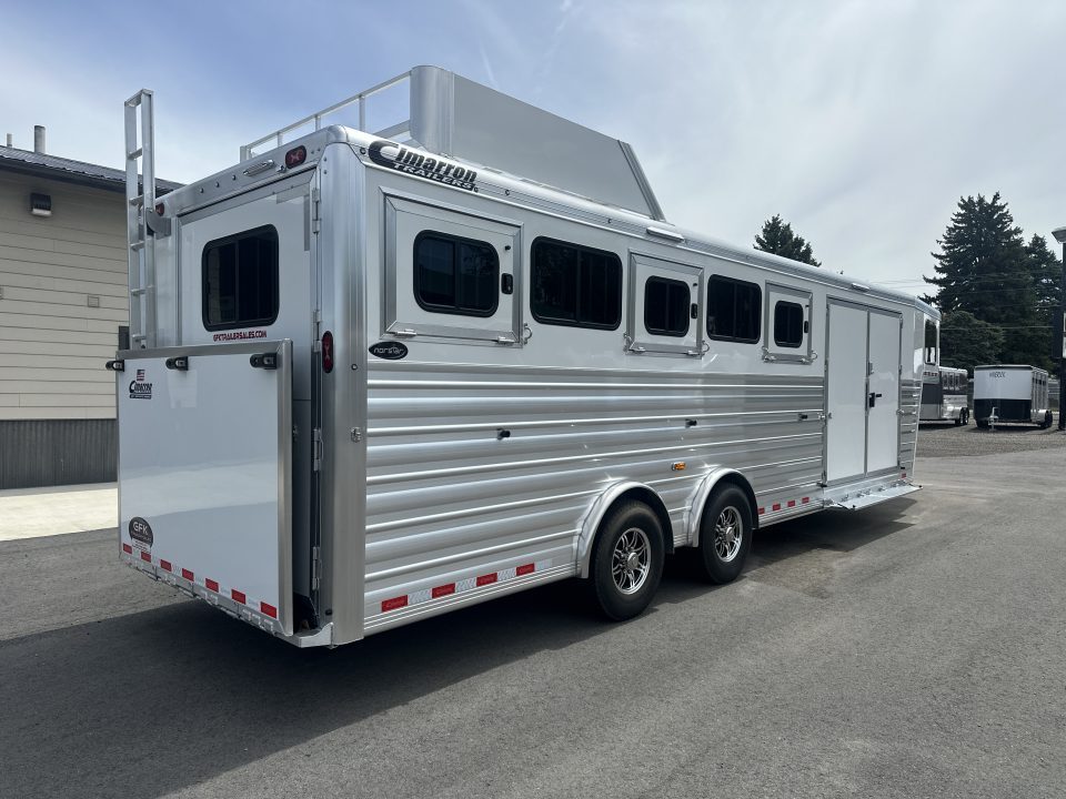 New 2027 Cimarron 5 Horse Trainer Trailer