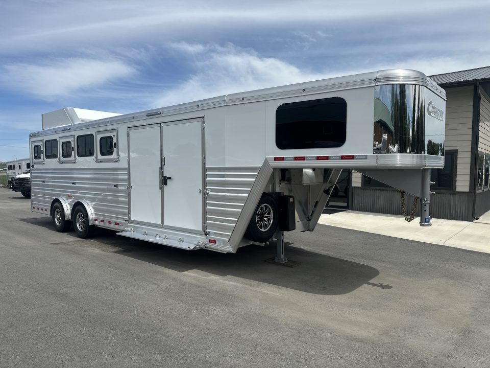 New 2027 Cimarron 5 Horse Trainer Trailer