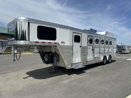 New 2027 Cimarron 5 Horse Trainer Trailer