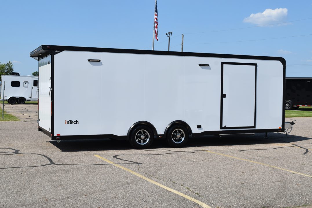 New INTECH 8.5x24 LITE SERIES ALL ALUMINUM RACE HAULER