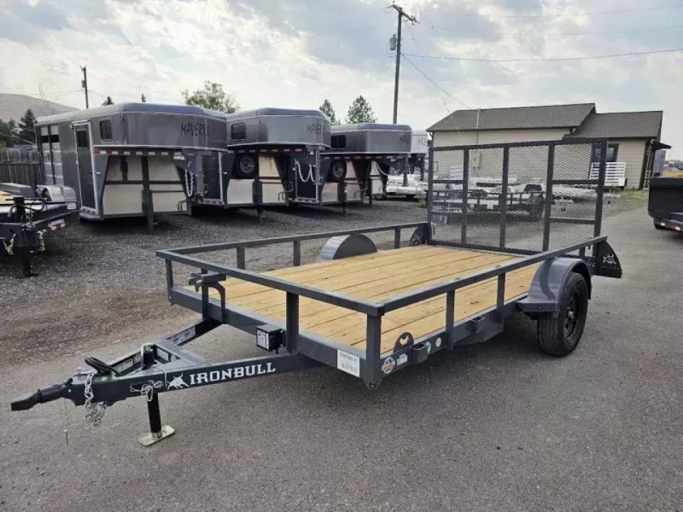 New 2027 Iron Bull 83"x12' Utility Trailer