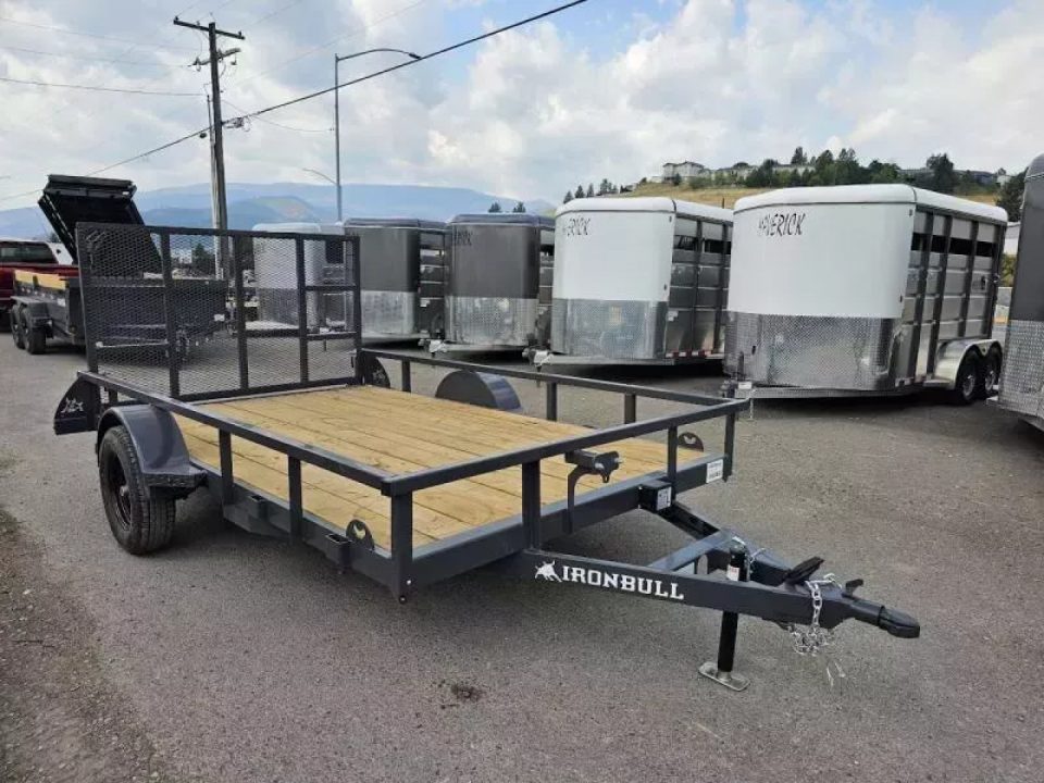 New 2027 Iron Bull 83"x12' Utility Trailer