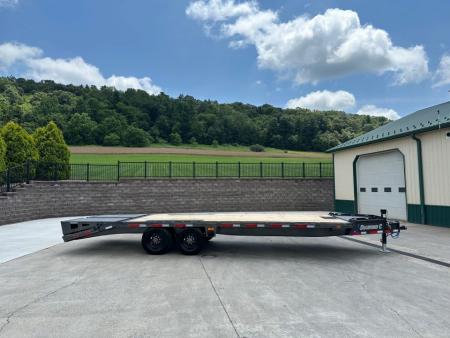 New Diamond C 24' I-Beam Deck Over with MAX Ramps (DEC210)