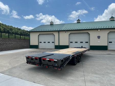 New Diamond C 24' I-Beam Deck Over with MAX Ramps (DEC210)