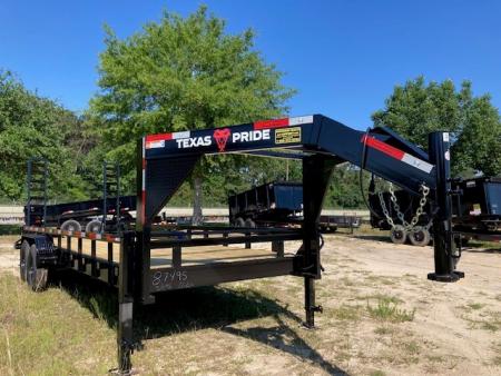 New 2026 Texas Pride Trailers 6.10x22 EQ72214KGN Equipment Trailer