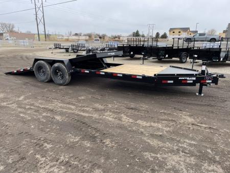 New 2026 Southland 7x22 16/6 16k Split Deck Tilt Equipment Trailer