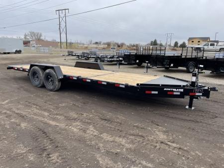 New 2026 Southland 7x22 16/6 16k Split Deck Tilt Equipment Trailer