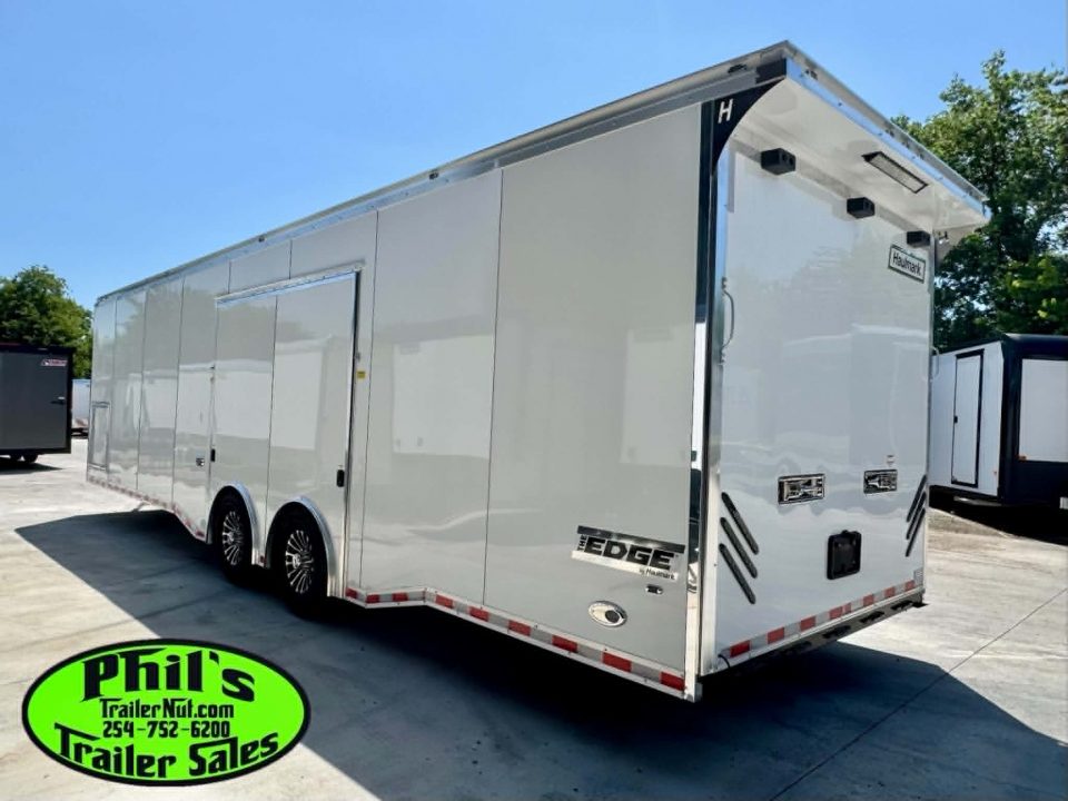 New 2026 Haulmark EDGE PRO 8.5X32 RACE TRAILER ESCAPE DOOR & TANDEM 7000 LB AXLES Car / Racing Trailer