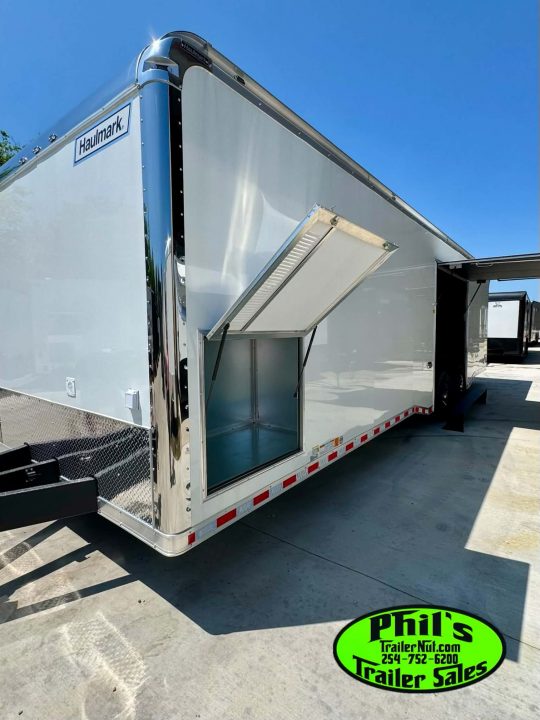 New 2026 Haulmark EDGE PRO 8.5X32 RACE TRAILER ESCAPE DOOR & TANDEM 7000 LB AXLES Car / Racing Trailer